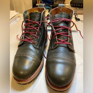 Helm boots, 9.5D, Olive “Marion”